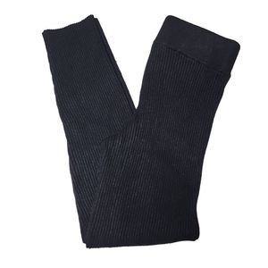 Laurel Elizabeth collection ribbed pull on straight leg 25.5" stretch pants